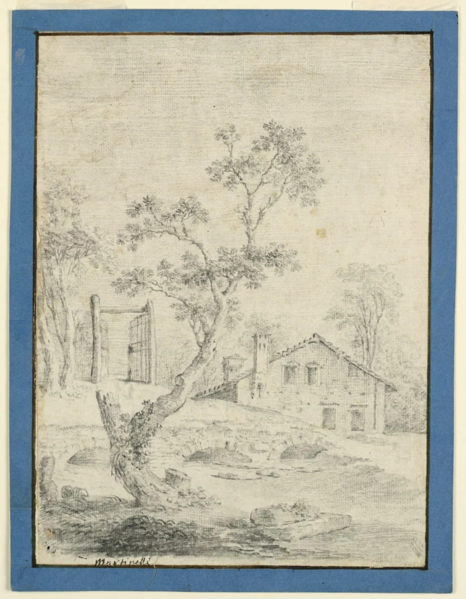 Vincenzo Martinelli-Paesaggio con fattoria - Smithsonian Institution, Museum